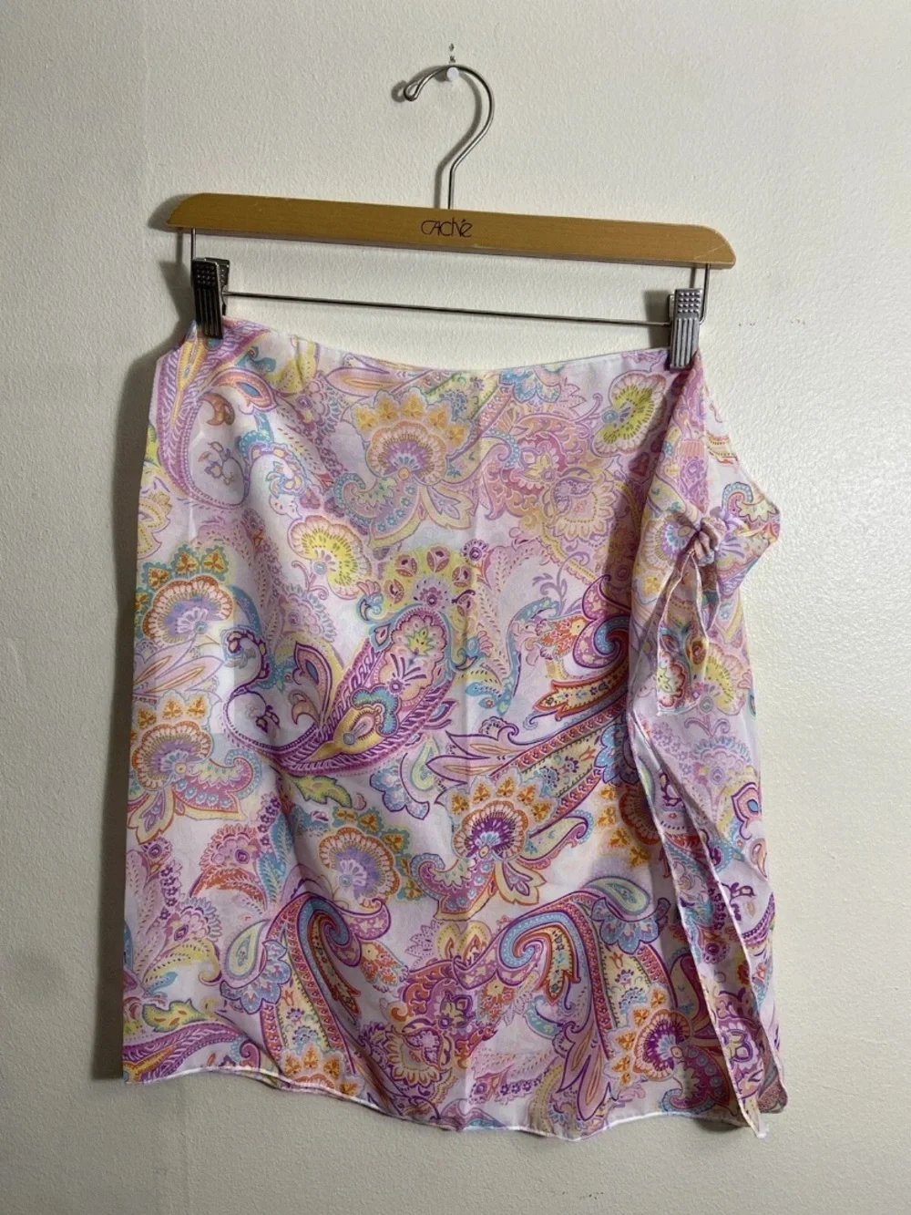 TiniBikini Pastel Paisley Print Beach Cover-Up — Pink, Lavender & Aqua
